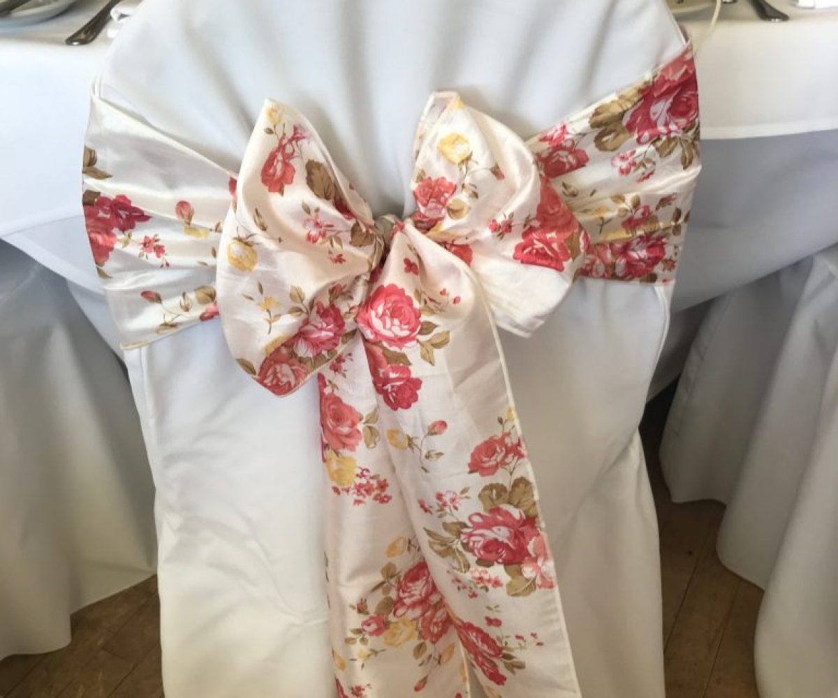 Wedding Chair Sashes and Hoods